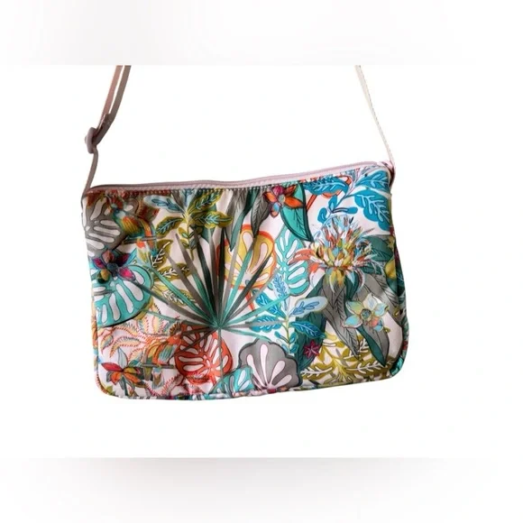 Vera Bradley • Utility Small Crossbody Bag/Recycled Cotton • Rain Forest Canopy - Picture 5 of 14